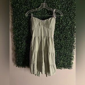 Hollister Strap Dress in Soft Green